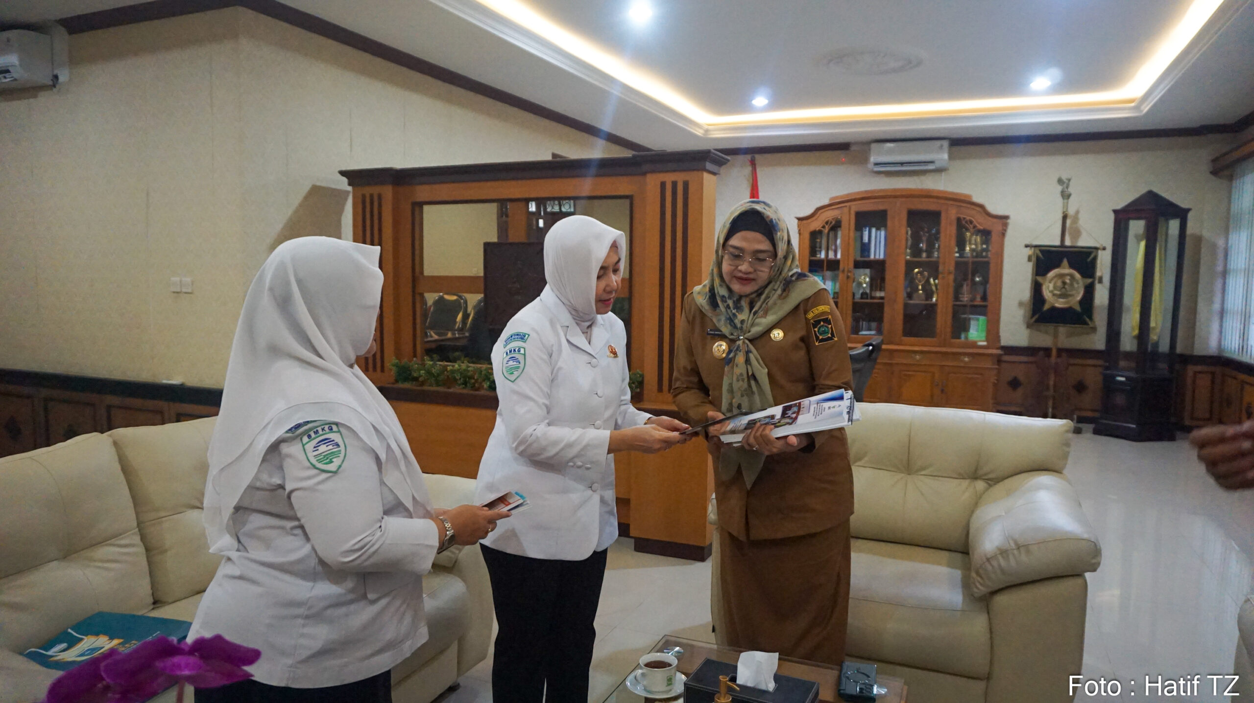 Kunjungi Bupati Kulon Progo, Kepala BMKG Sampaikan Program Sekolah Lapang